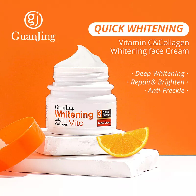 GUANJING Vitamin C &amp; Collagen Arbutin 3 Days Whitening Face Cream