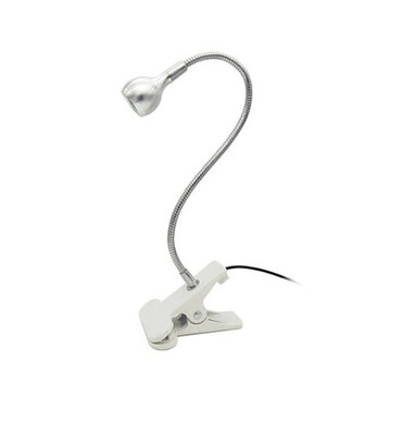 5W Long Neck Nail Lamp with Table Clip