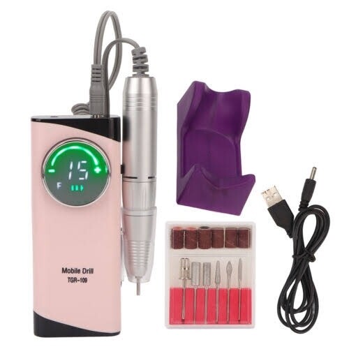 Rechargeable Portable Electric Nail Drill File Manicure Machine