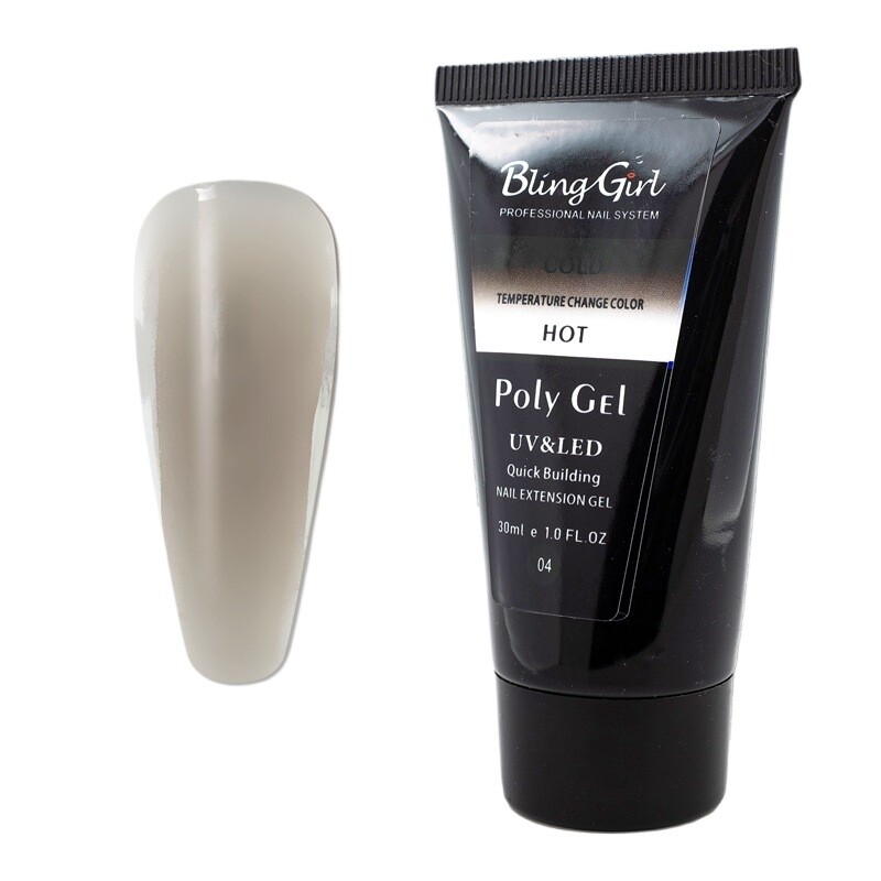 Temperature Change Color Hot/Cold Poly Gel UV/LED

30ml Black