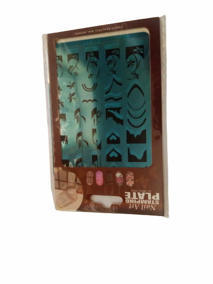 Nail Stamping Plate-Leaf