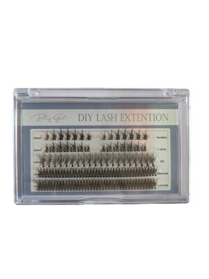 DIY Cluster Eyelashes Extensions