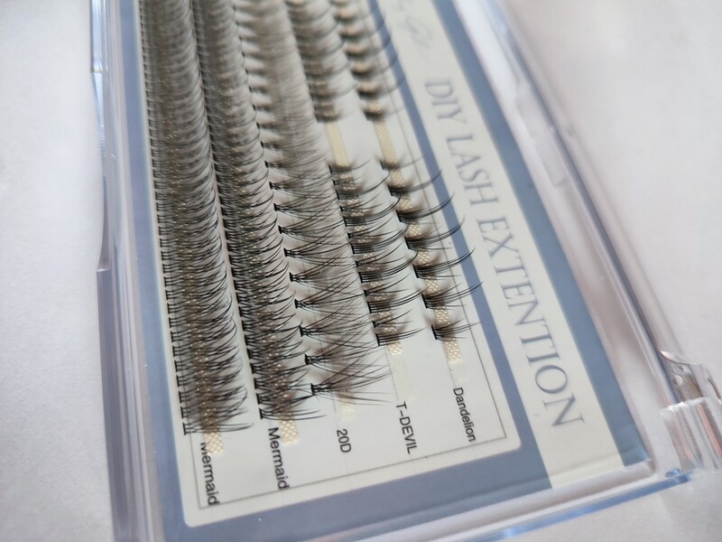 DIY Cluster Eyelashes Extensions