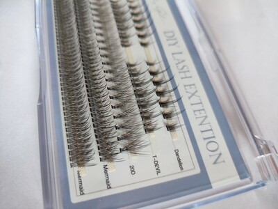 DIY Cluster Eyelashes Extensions