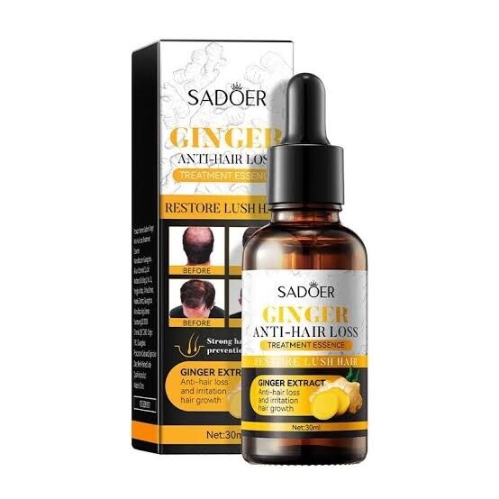 SADOER Hair Growth Serum Ginger Essence Hair Care Oil 30ml
