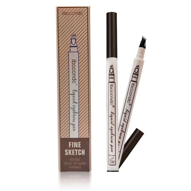 Microblading Tattoo Eyebrow Ink Fork 4 Tip Pen Eye Brow 4D Makeup Pencil