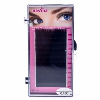 Generic Black Curl False Eyelash Extension Diy Eye Lash Kit Case 0.15C