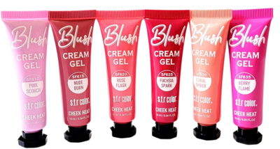 Color Blush Cream Gel 6 Pcs Set Soft Natural Looking Matte Finish
