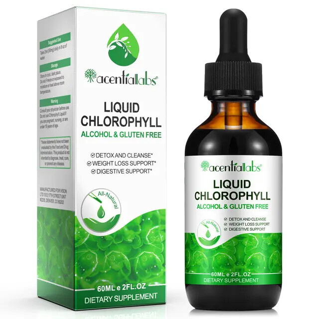Acentiallabs Liquid Chlorophyll Dietary Supplement 60ml