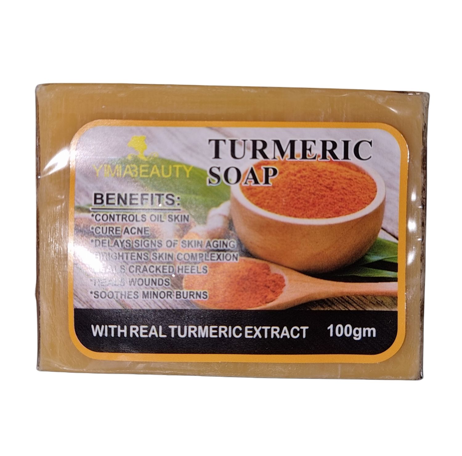 Tumeric Skin Brightening Soap for Dark Marks &amp; Acne100g