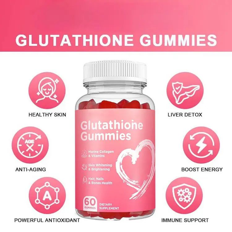 Glutathione Skin Brightening Gummies 1000mg