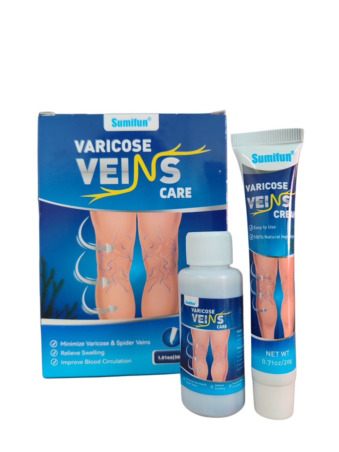 Sumifun Varicose Veins Care Set