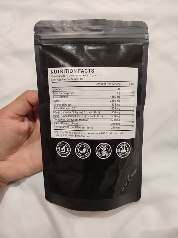 Pink Aura Shilajit Coffee Superfood with Mushroom