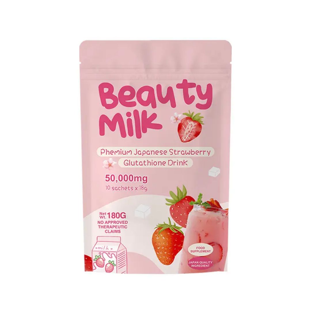 Beauty Milk Premium Japanese Strawberry Glutathione Drink