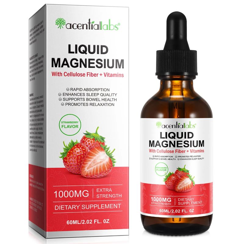 Acentiallabs Liquid Magnesium with Vitamins 60ml Acentiallabs Liquid Magnesium with Vitamins 60ml