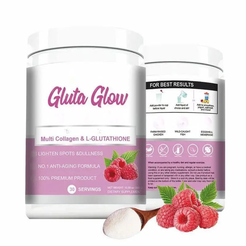 WinsTown Multi Collagen & Glutathione Glow Skin Brightening Powder