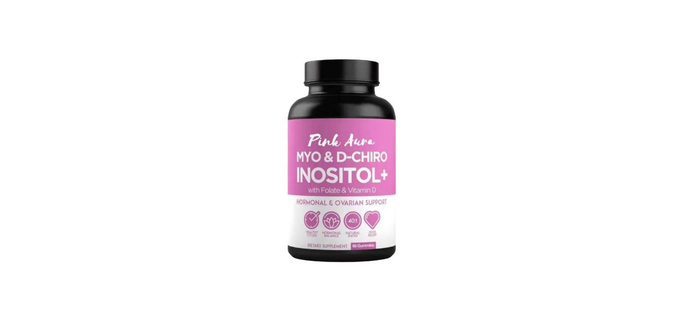 Pink Aura Myo-Inositol &amp; D-Chiro Inositol Hormonal &amp; Fertility Support