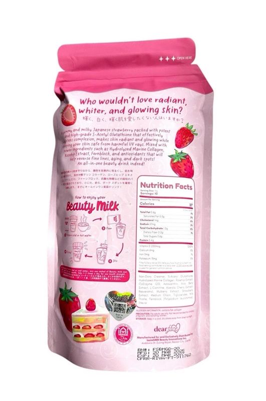 Dear Face Beauty Milk Premium Glutathione Drink