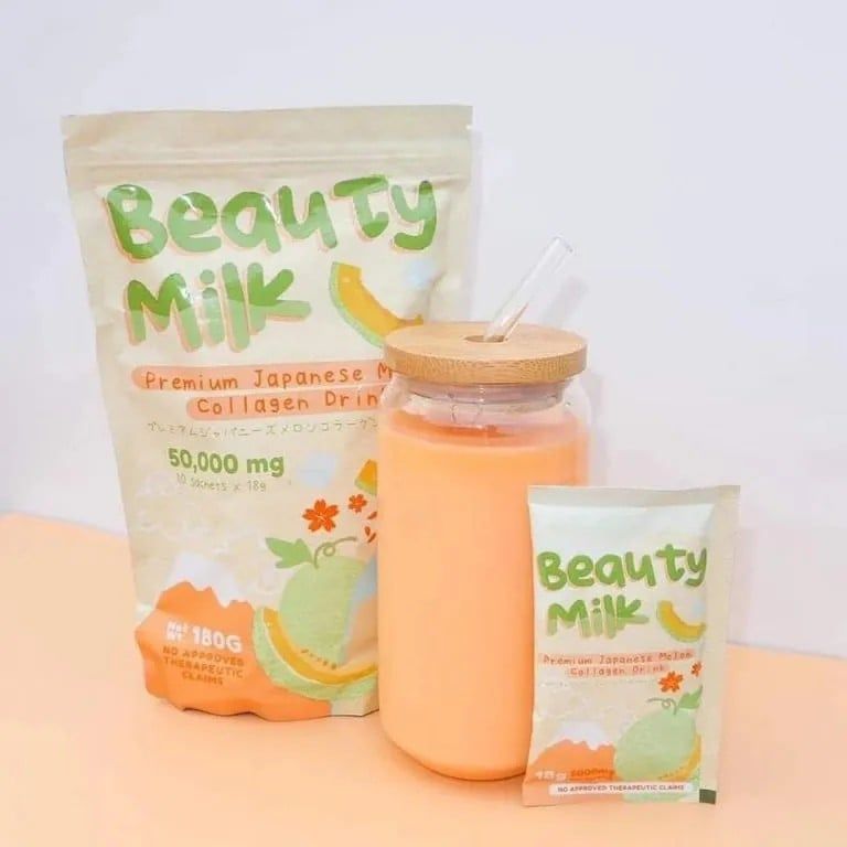 Beauty Milk Premium Japanese Melon Collagen Drink