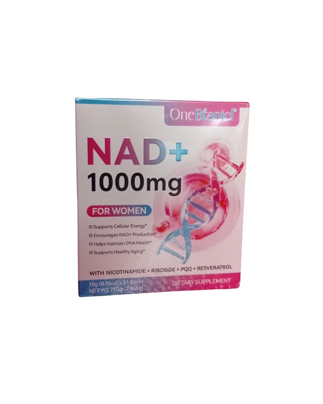 One Btanicl NAD+ 1000mg for women with Nicotamide, Riboside, PQQ and Resveratrol
