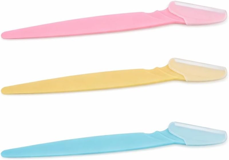 3 Piece Facial Hair Remover Razors with Safety Storing
