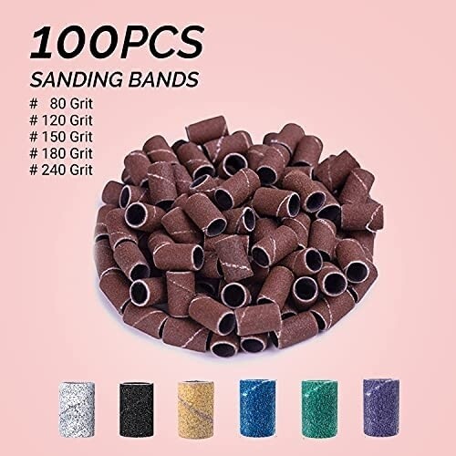 100 Piece Single Grit Sanding Bands