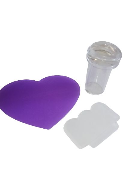 IMbali DIY Stamper and Heart Shaped Scrapper