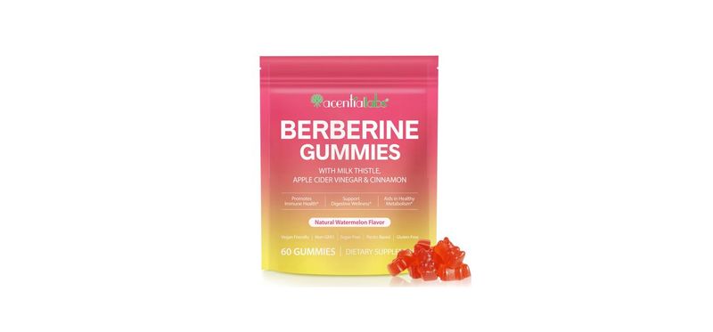 Acentiallabs Premium Berberine Weight Loss Gummies with Milk Thistle Acentiallabs Premium Berberine Weight Loss Gummies with Milk Thistle