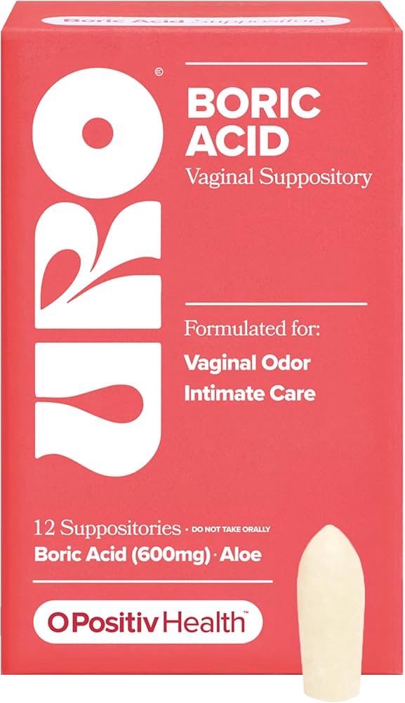 URO Boric Acid Vaginal Supplement