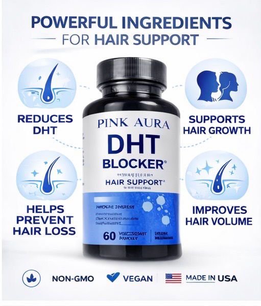 Pink Aura DHT Blocker Anti-hairloss Capsules With Saw Palmetto