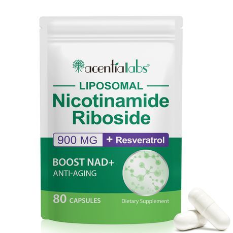 Acentaillabs Liposomal Nicotinamide Riboside 900mg Resveratrol