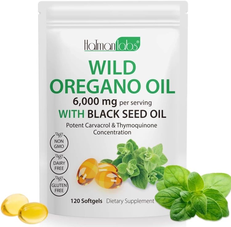 Hatmanlabs Wild Oregano oil With Black Seed oil