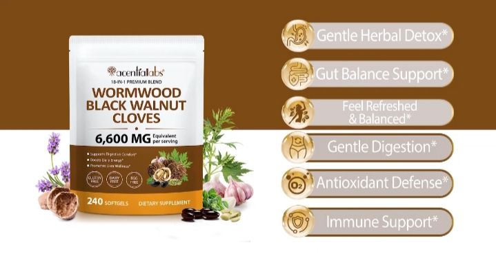 Acentaillabs 18-in-1 Wormwood Black Walnut cloves 6,600MG