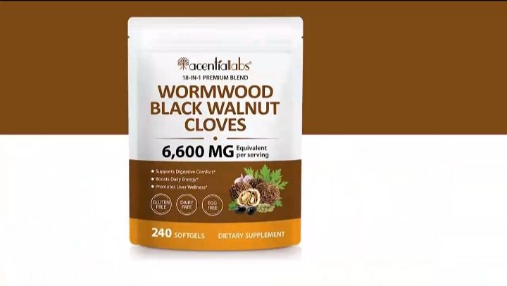 Acentaillabs 18-in-1 Wormwood Black Walnut cloves 6,600MG