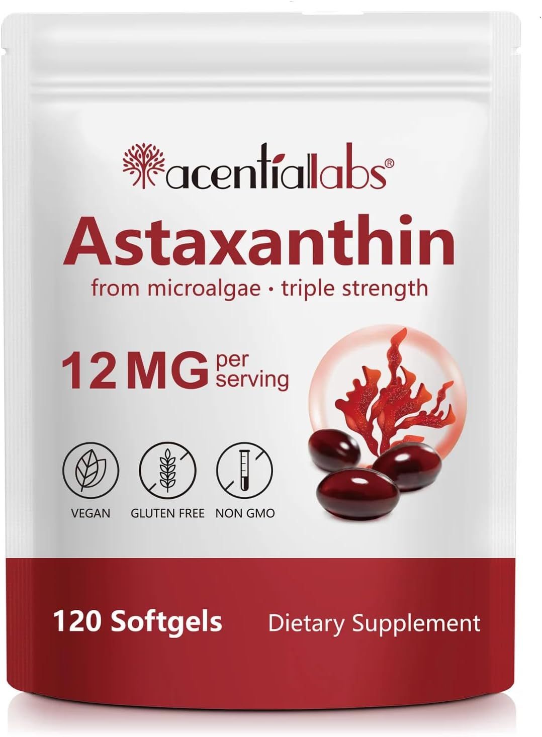 Astaxanthin 12mg Softgels