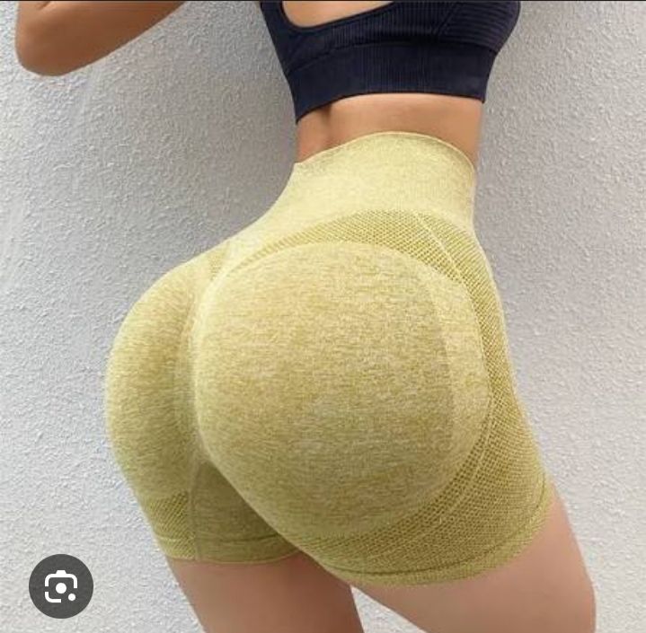 High Elastic Peach Hip Lifting Yoga Shorts