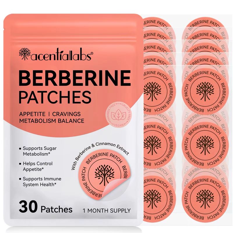 Acentiallabs Berberine Patches 30 Pieces