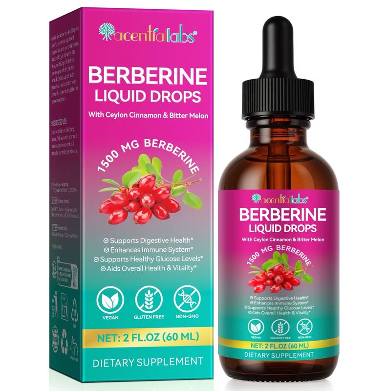 Acentiallabs Berberine Drops 1500mg 60ml
