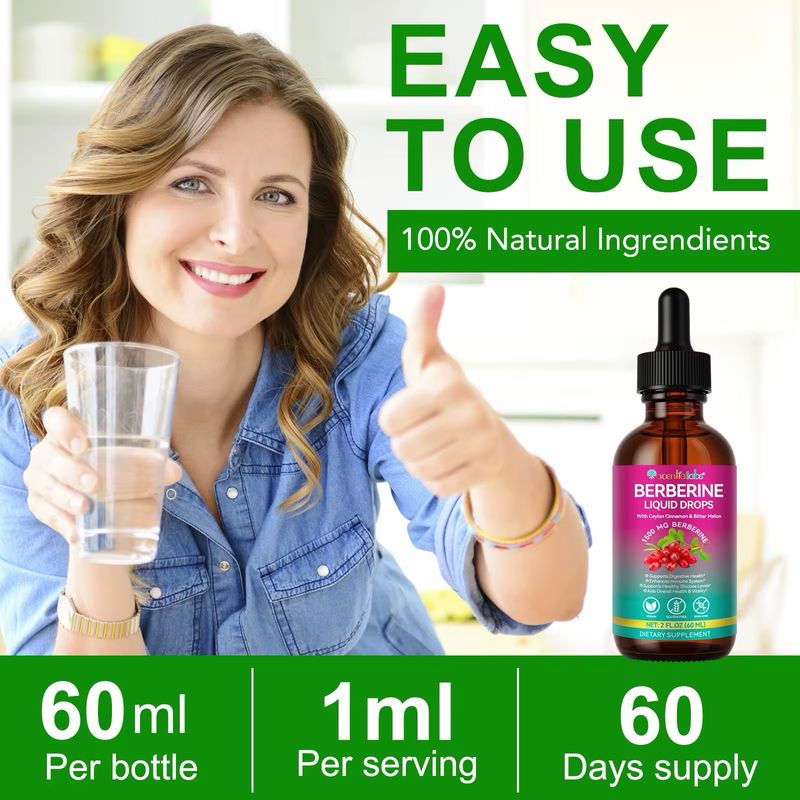 Acentiallabs Berberine Drops 1500mg 60ml