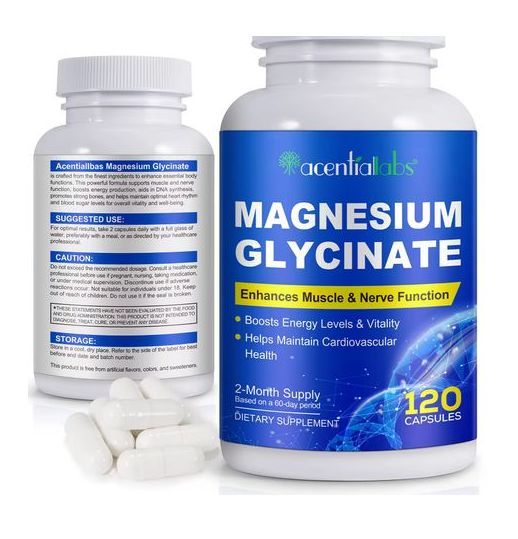 Acentiallabs Magnesium Glycinate Capsules