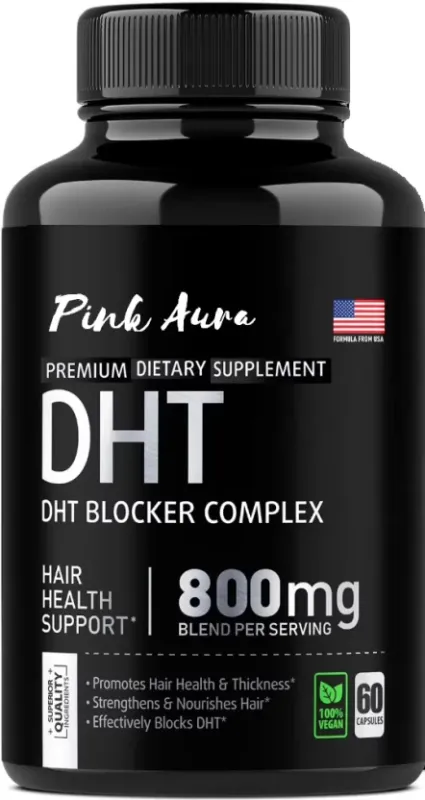Pink Aura DHT Blocker Hair Growth Supplement