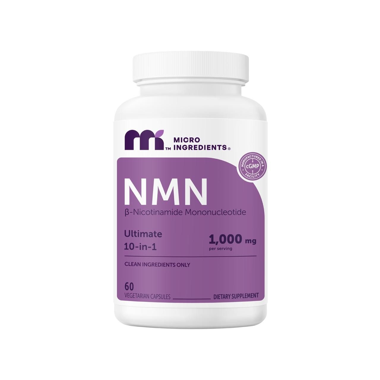NMN Supplement 1,000mg, 60 Vegetarian Capsules