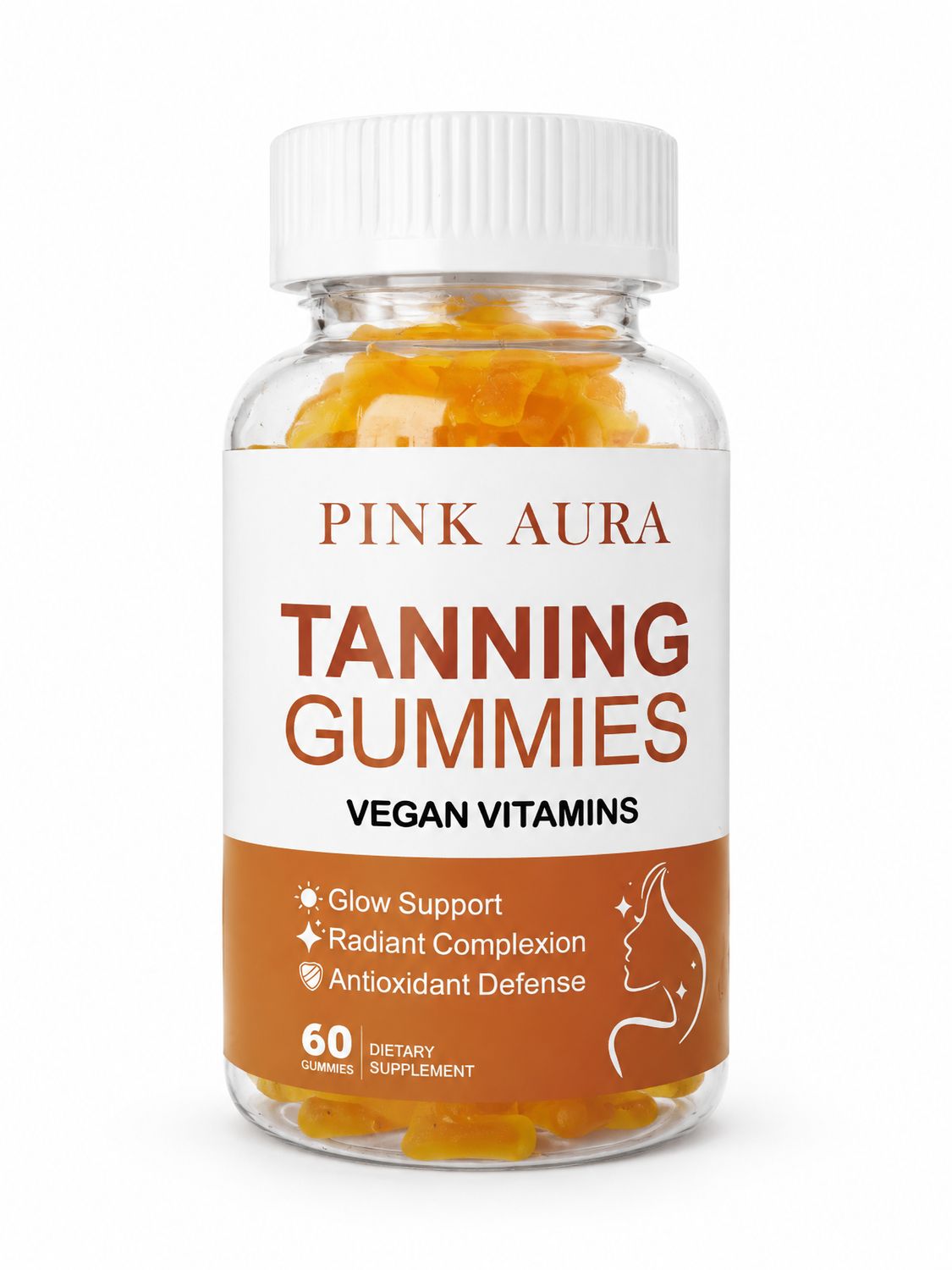 Pink Aura Tanning gummies