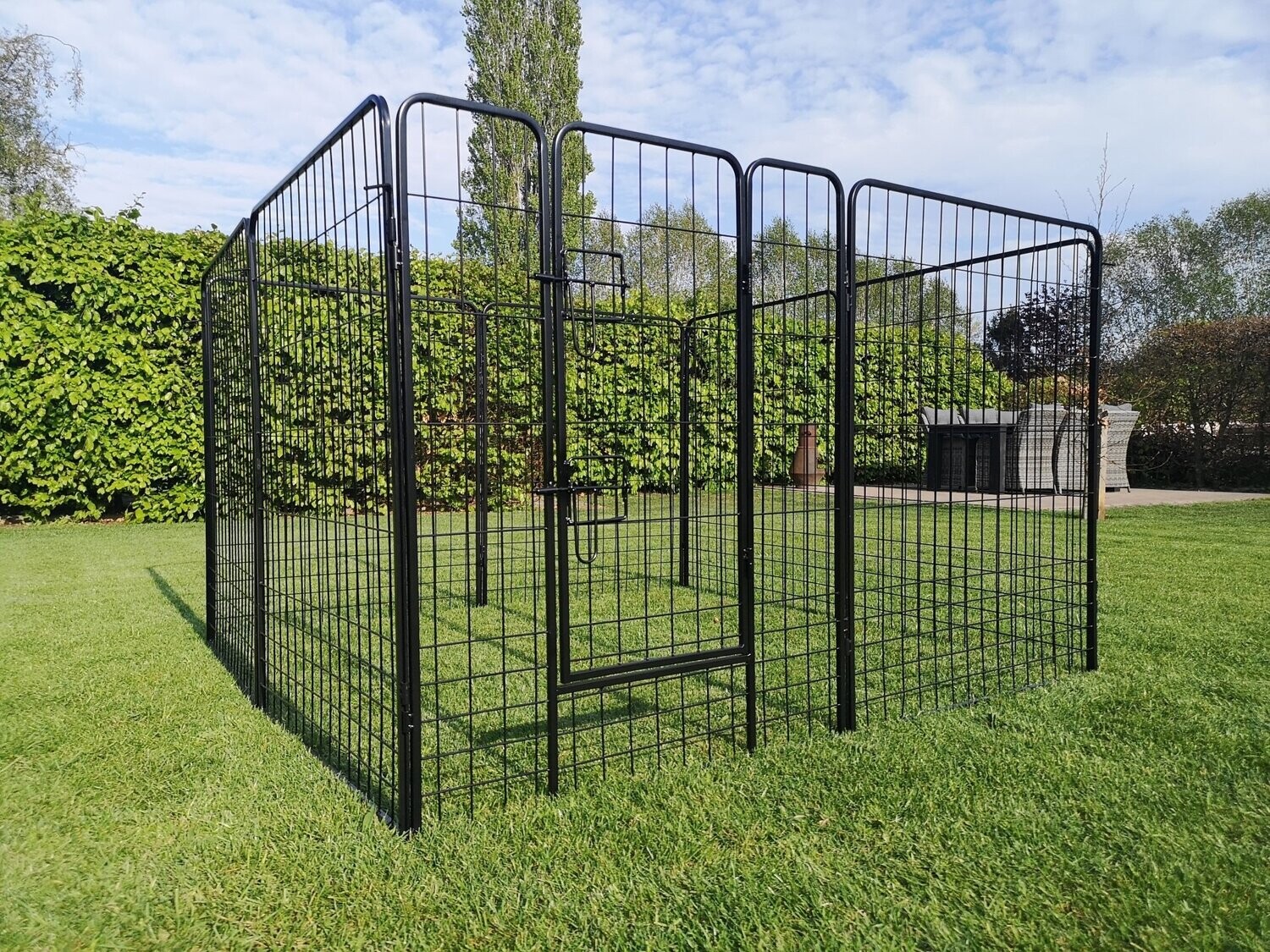 COMBIDEAL!! Robuuste konijnenren 100XXL incl. schuilhok XL