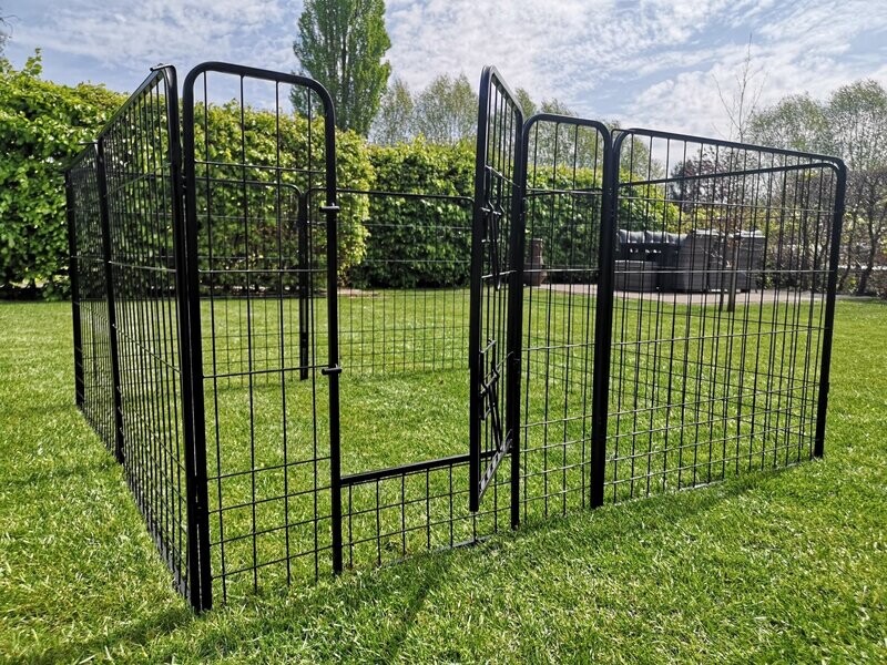 COMBIDEAL!! Robuuste konijnenren 80XXL incl. luxe schuilhok XL