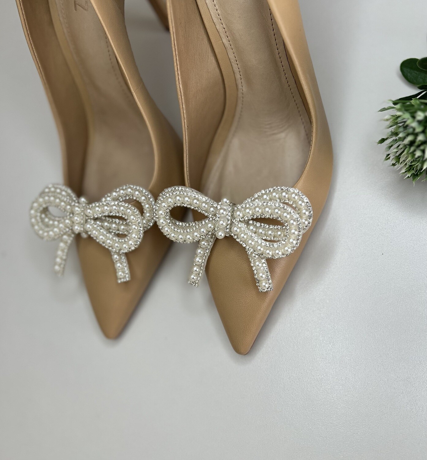 2pcs Pearl Shoe Clip