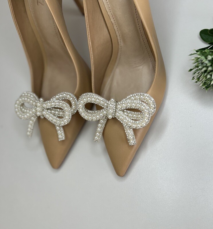 2pcs Pearl Shoe Clip