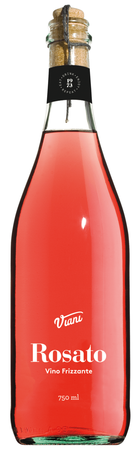 Viani Rosato | Italienischer Perlwein | trocken-fruchtig | 10,5 % vol. | 750 ml