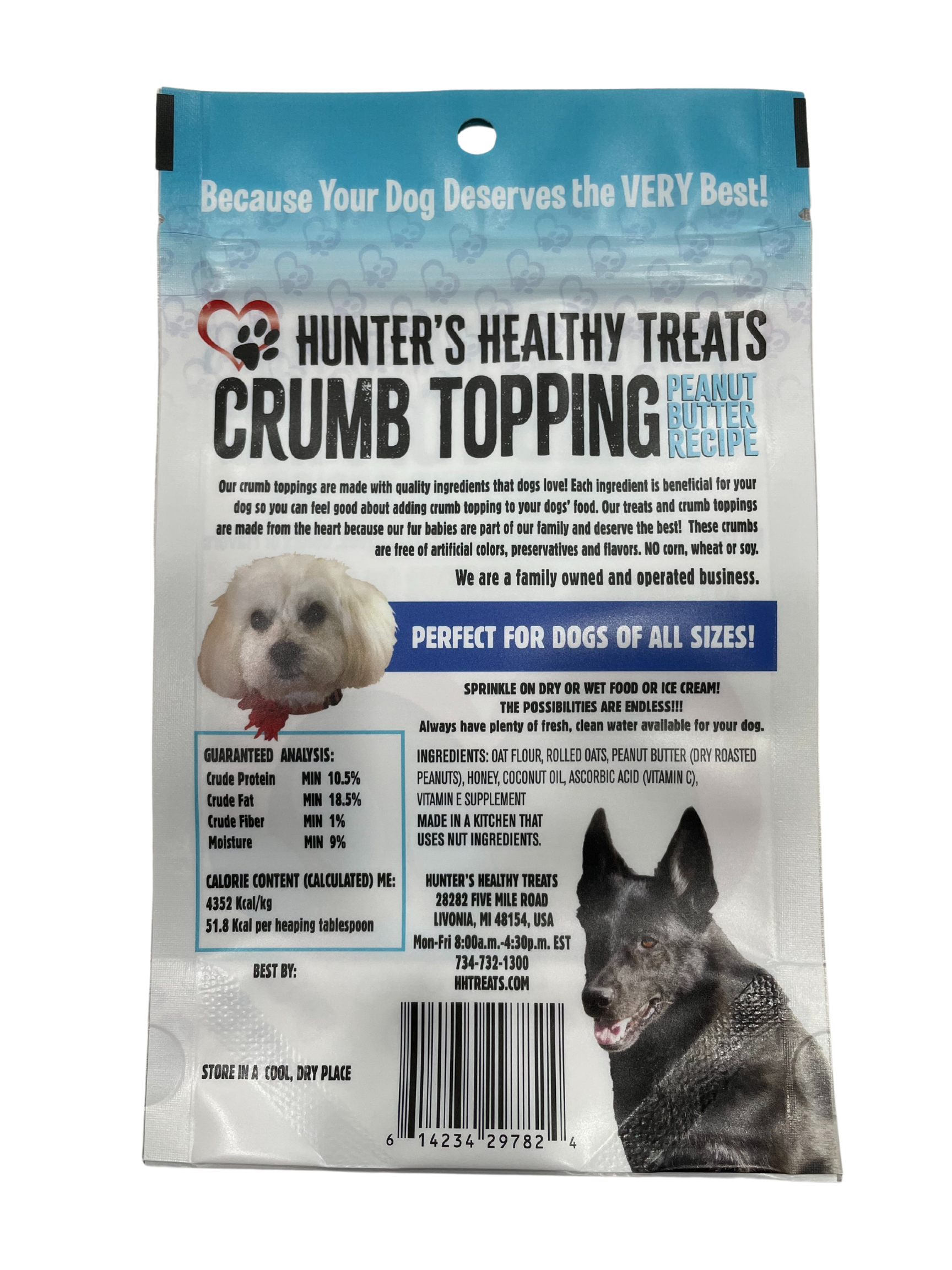 Peanut Butter Crumb Topping