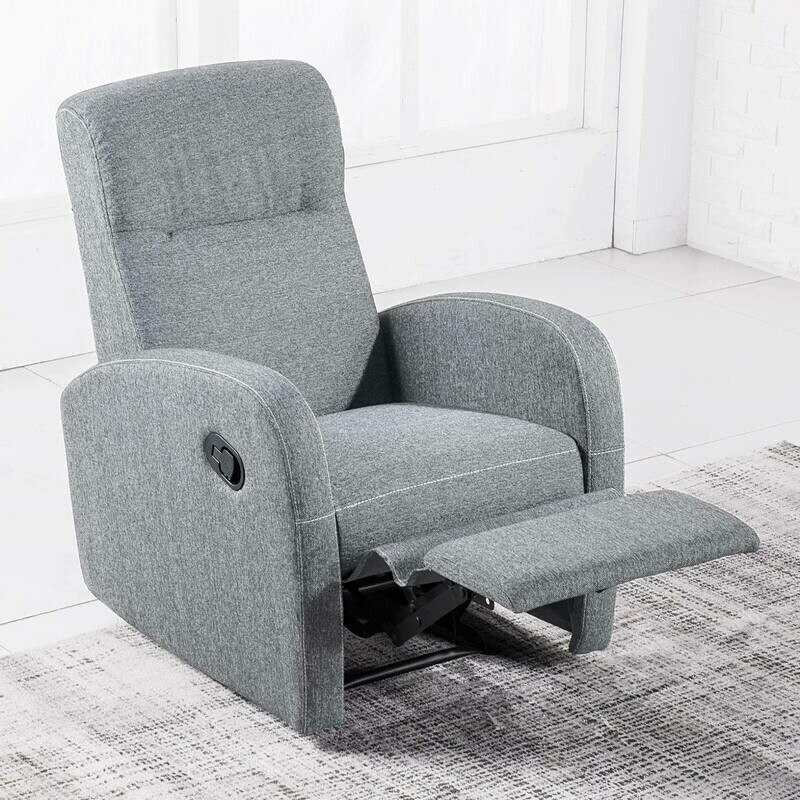 Sillón relax eléctrico Home tapizado gris Pearl